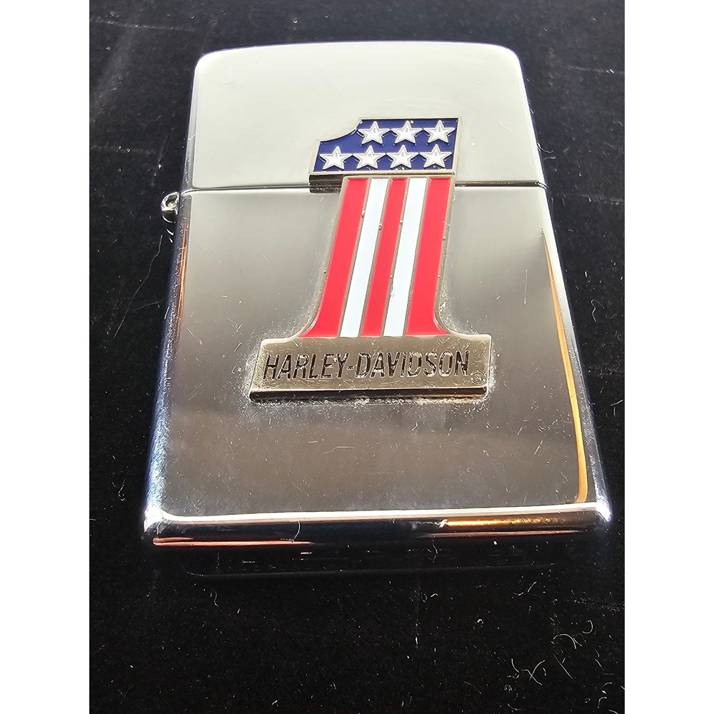 Harley Davidson # 1‎ Logo Zippo Lighter - AMF - Rare - Model # 99252-05V 03